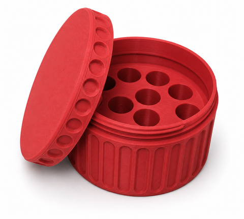 13 x Vial circular screw-top container