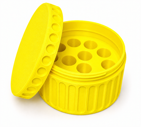 13 x Vial circular screw-top container